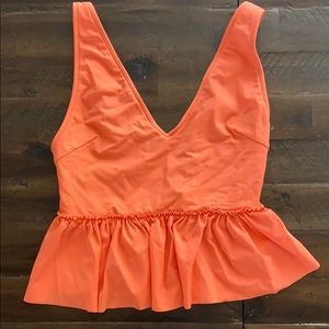 Kortni Jeane v-neck swim top